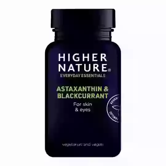 Higher Nature Astaxanthin & Blackcurrant x 90 Capsules